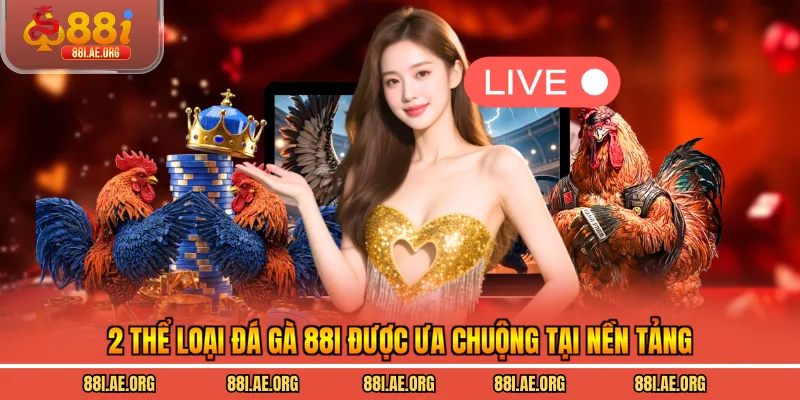 2 thể loại đá gà 88I được ưa chuộng tại nền tảng